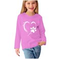 thumbnail image 1 of Birdeem Chemises à Manches Longues pour Filles Chemises à Manches Longues Imprimés Mignons Col Rond Hauts Blouses Décontractées Habillées Vêtements Chemises à Manches Longues pour Filles, 1 of 4