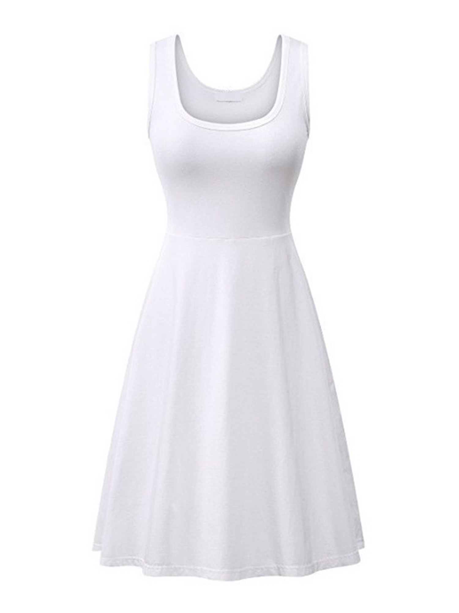 LUXUR Robe Longue d'Été de Plage Bohème pour Femmes, Blanc 3TG