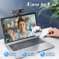 thumbnail image 2 of RONY Caméra Web 1080P avec Mise au Point Automatique et Micro à Réduction de Bruit : Caméra PC Plug & Play pour Windows 11/10/8/7, Vista/7/8/10, Mac, Android, Linux, 2 of 10