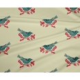 thumbnail image 4 of oneOone Polyester Lycra Fabric Branch & Bird Block Print Fabric By Yard 56 Inch Wide, 4 of 4
