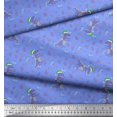 thumbnail image 2 of Soimoi Viscose Chiffon Fabric Floral,Envelope & Fox Kids Decor Fabric Printed Yard 42 Inch Wide, 2 of 3