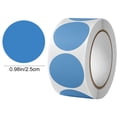thumbnail image 3 of Uuiauoio 500Pcs Colored Dot Stickers, 1" Label Sticker Round Coding Labels Circle Dots Labels Circle Stickers for Office,Classroom,Family, 3 of 8