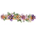 thumbnail image 3 of Women Rhinestone Hair Clip Flower Decor Butterfly Hair Barrette French Barrette, 3 of 10