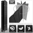 thumbnail image 4 of Sorbus 6 Panel Room Divider Tall Privacy Partition Screen Extra Wide Double Hinged Mesh Hand-Woven Folding Wall Divider - 6ft, 4 of 7