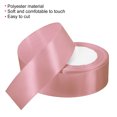 thumbnail image 3 of Unique Bargains 1.5 Inch Wide 24 Yards Satin Ribbon, Double Face Solid Crafts Roll for Party Home DIY Wrapping Decoration, Bright Pink, 3 of 6
