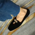 thumbnail image 4 of LSLJS Women's Shoes Low Heels Toe Casual Solid Color Nubuck Leather Flat Sandals, 4 of 5