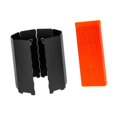 thumbnail image 3 of S SERENABLE Pare-Vent pour Réchaud de Camping Pare-Vent pour Réchaud de Camp pour Barbecue Randonnée BBQ Noir, 3 of 9