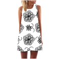 thumbnail image 2 of Fridja Womens Casual Summer Loose Printed Round Neck Sleeveless Dress, 2 of 5