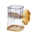 thumbnail image 1 of Hand Crank Nut Grinder Manual Nut Chopper MABS Material Transparent Mincing Chamber 360 Rotating Handle for Almonds Hazelnuts Walnuts Chocolate Kitchen, 1 of 3