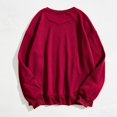 thumbnail image 5 of Bmisegm Mode Chandail Chaud pour Femmes Décontracté à Manches Longues Col Rond Doux T-Shirt Imprimé Cœur d'Amour Chandails d'Hiver pour Dames Hauts Chandail pour Femmes Rouge TTG, 5 of 5