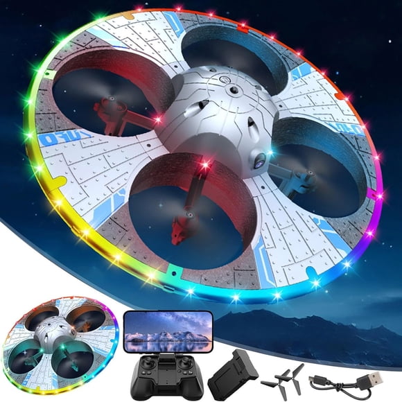 Ufo With Camera Multiple Lighting Modes Foam Variable Smart Obstacle Avoidance Mini UFO Multiple Lighting Variable Obstacle Avoidance Aerial Camera For Flying Cool Gadgets under 100 Cool Gadgets for
