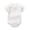 White, variant on Wxirdiow Newborn Boy Clothes Baby Bodysuits Soft Cotton Spandex Long Sleeve And Short Sleeve White Size,0-3 Months