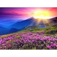 thumbnail image 1 of Peinture par Numéros de Montagne au Coucher du Soleil, 1 of 6