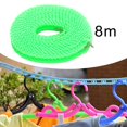 thumbnail image 2 of facefd Clothesline Stretchy Portable Laundry Cord for Garden Camping Accessories RV green 800cm, 2 of 9