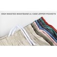 thumbnail image 4 of Short de Course pour Femmes avec Poches Zippées Short de Sport d'Entraînement Sportif Taille Haute Short de Tennis Short de Course, 4 of 7