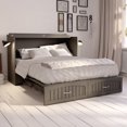 thumbnail image 2 of AFI Southampton Grand Lit Escamotable Coffre en Bois Massif avec Matelas, Gris, 2 of 18