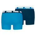 thumbnail image 2 of PUMA Men Boxer Trunks, 2-Pack - Everyday Basic Boxers 2P, Cotton Stretch, Solid Colour Light blue XL (X-Large), 2 of 7