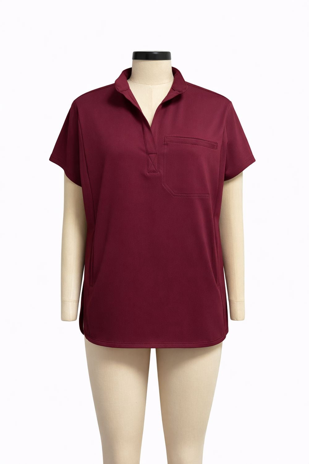 FLEX SCRUBS™ ladies collared v neck