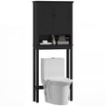 thumbnail image 1 of HOMCOM Armoire de Rangement au-Dessus de la Toilette, Armoire pour Laveuse à 3 Niveaux, 1 of 10