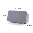 thumbnail image 2 of 2 Compartment Hanging Storage Box Space Saving Makeup Holder For Cotton Pads Sponge Beauty Hair Ties, 2 of 3