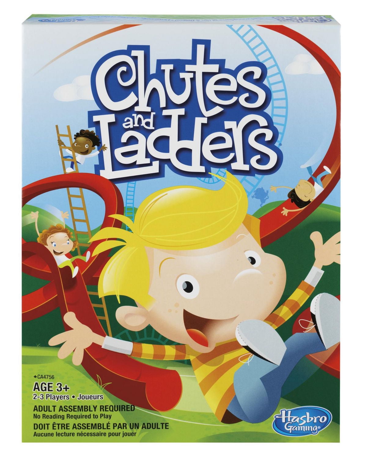 Chutes and Ladders Board Game, Fun Game for Kids Ages 3 and Up, Game for 2-3 Players, Preschool Game, Classic Chutes and Ladders Gameplay