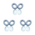 thumbnail image 2 of QualitChoice 1/2/3/5 1 Paire Oreillette Coussin de Casque de Remplacement Coussin Muff Earmuff Réparation Mise à Niveau Accessoires Modifiés Pièces de Rechange Gris 3PCS, 2 of 6