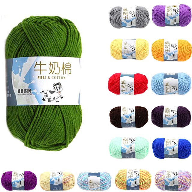 relayinert Multi Color Acrylic Milk Cotton Yarn, 50g