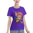 thumbnail image 2 of Women's Basic Short Sleeve T-Shirt One Piece Chopper, 2 of 6