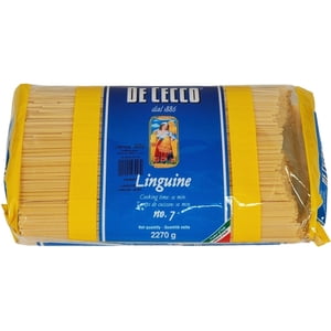 DeCecco - Pasta - Linguine - 5lb - 1ct - Premium Bronze-Drawn Texture for Professional Results (1ct)