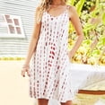 thumbnail image 2 of Birdeem Womens Summer Sexy Fashion Casual Suspender Flower Pattern Mini Dress with Pockets, 2 of 9