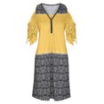 thumbnail image 4 of EQWLJWE Robes d'Été pour Femmes 2023 Robe Décontractée Aguichant pour Femme Mode d'Été à Col en V à Manches Courtes Ample Imprimée, 4 of 5