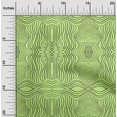 thumbnail image 2 of oneOone Cotton Cambric Lime Fabric Moire Craft Projects Decor Fabric Printed By The Yard 56 Inch Wide, 2 of 4