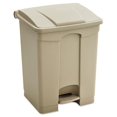 thumbnail image 1 of Grande Capacité Réceptacle en Plastique à Pédale 23 gal Beige, 1 of 1