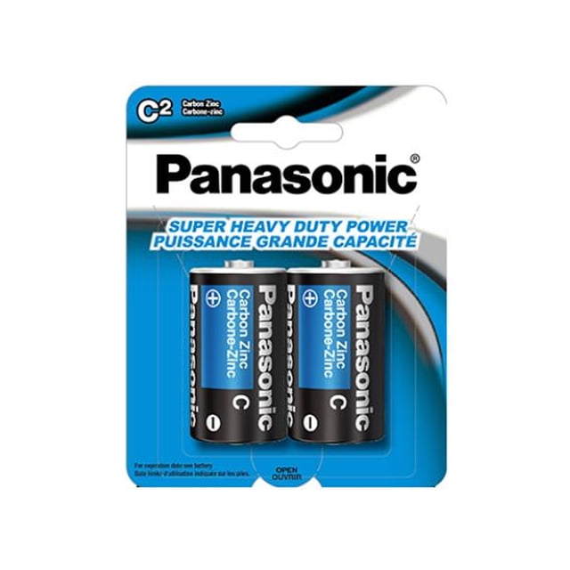 24 x C Panasonic Piles Robustes (12 Cartes de 2)