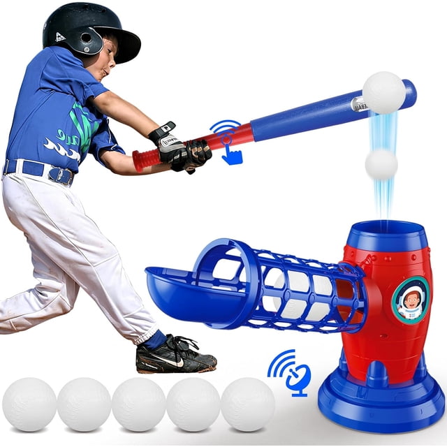 Kbndieu Plastic Baseball Trainer Happy Outdoor Sports Toys Youth Baseball Training Set Home Decor
