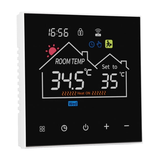 Smart Digital Thermostat Thermostat Programmable Temperature Controller Touchscreen Digital Temperature Controller for Hydronic Heating Boiler