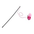 thumbnail image 4 of lionlar Cat Feather Toys with Bells 57cm String Catcher Exerciser Accompany Activity Cat Pink, 4 of 9