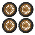 thumbnail image 3 of Pneus RC 1/10, Marron Durables Roues RC Durables Amortissement Fort Texture Concavoconvexe pour Voiture de Sport Plate 02, 3 of 8