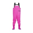 thumbnail image 1 of Splihome Kids Waders with Boots Youth Rain Trousers Waders For Teenagers For Fishing pink, 1 of 5