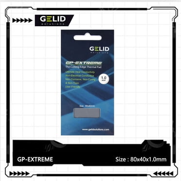 GELID GP-EXTREME Thermal Pad CPU/GPU Graphics Card Mboard high-performance Pad Heat Dissipation Silicone Pad Multi-Size 80x40x1.0mm