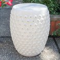 thumbnail image 2 of Bombay Drum Ceramic Garden Stool, 2 of 3