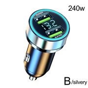 Fast Car Charger 2 USB Port Universal Socket Adapter/ O5N7