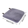 thumbnail image 4 of Comfortable and Warm Car Plush and Cold Cushions with Details to Warm Your Driving Experience Enjoy the Warmth and of Driving Inwint Car Cushions for Driving, 4 of 5