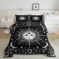 thumbnail image 1 of Erosebridal Star Moon Bedding Full Comforter Set, Starry Sky Down Comforter, Planet Cosmic Decor, Reversible 3-Piece, 1 of 8