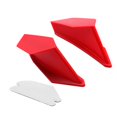 thumbnail image 2 of jinwen 2x Déflecteurs d'Air Latéraux Universels pour Moto Accessoire Modification ABS Rouge, 2 of 5