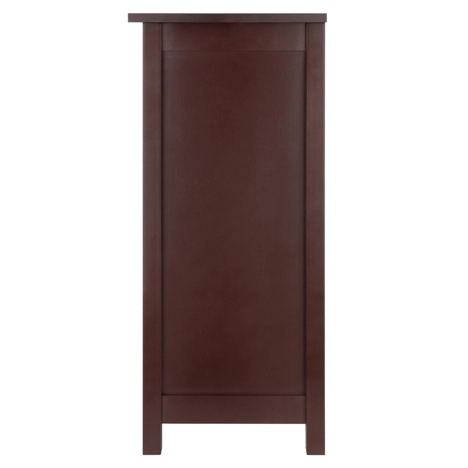 Winsome Milan 2-Section Storage Shelf, Walnut - 94228