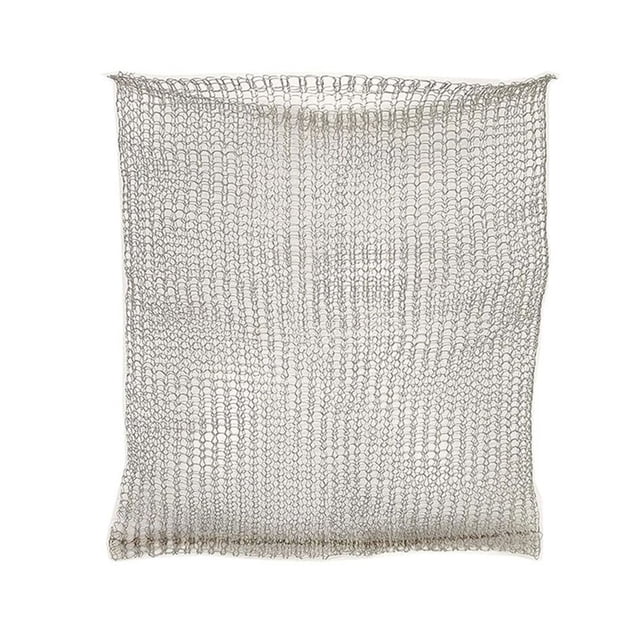 Filet de Protection pour Pots de Plantes, Paniers de Jardinage en Fil Métallique Argent Acier Inoxydable 1 Pce Sac de Protection pour Racines
