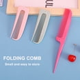 thumbnail image 4 of Iumwxz Hair Parting Combs Rats Tail Combs Folding Comb Detangling Comb Travel Comb Hair Stylist Combs Tail Lifting Combs For Braids Hair Styling Beauty Tools, 4 of 9