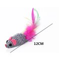thumbnail image 4 of Mice Toy Creative Funny Faux Feather Pet Chase Toy Mouse Toy for Cats Kittens, 4 of 10