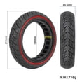 thumbnail image 1 of Trottinette Électrique Pneu Plein Route Noir Modèle 50/75-6.1 Poids de Remplacement 720g Sans Chambre Haute Qualité Neuf Rouge, 1 of 9